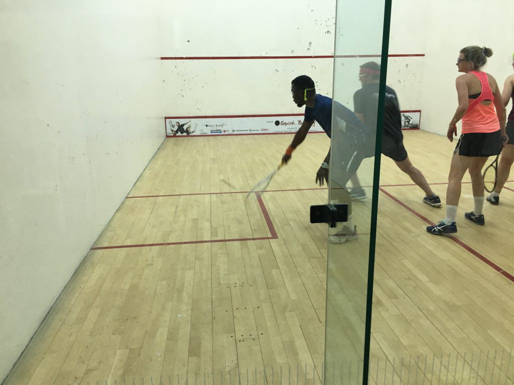Kelvin Ndholvu at Mielieland squash tournament